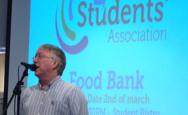 Douglas Chalmers pledged future work together with the Students Association