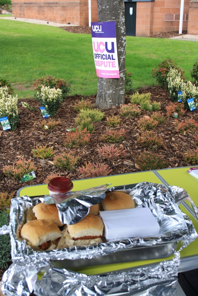 The picnic atmosphere continued