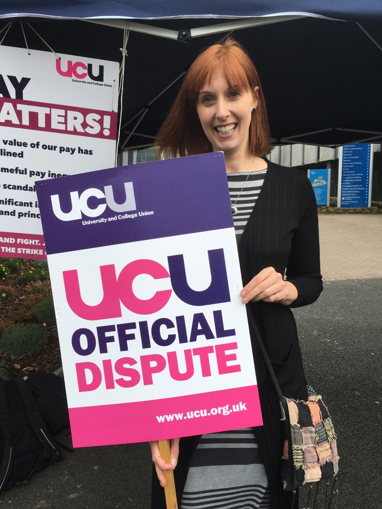 Welcome Natalie - one of several to join during the industrial action