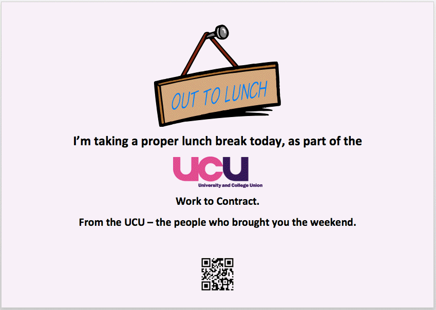 Work to contract_lunch